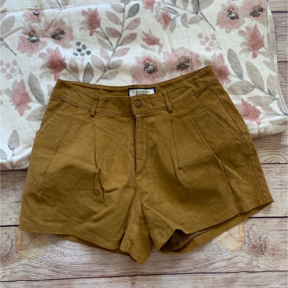 Hollister Pants - Genuine Leather Shorts